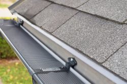 Gutter with Leaf Grate